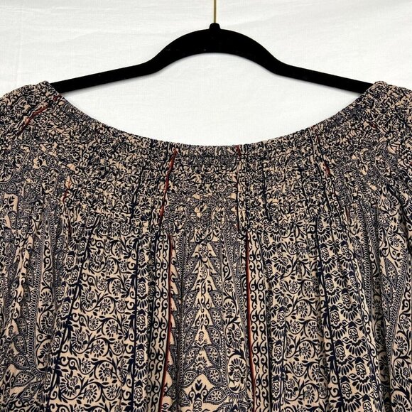 Anthropologie Vanessa Virginia Augusta Boho Blouse Size Small off the shoulder - Picture 10 of 11